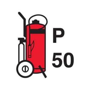 50kg Wheeled powder fire extinguisher
