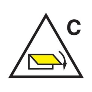 Remote control for closing devices for cargo spaces IMO Sign