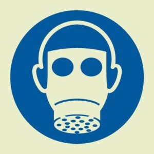 Respirator (Glow in the dark) IMO Sign