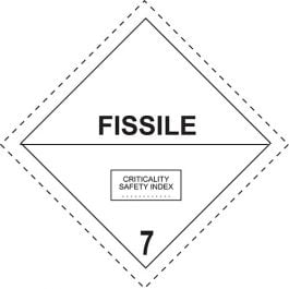 Class 7 – Fissile material