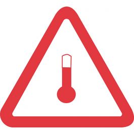 Elevated temperature mark