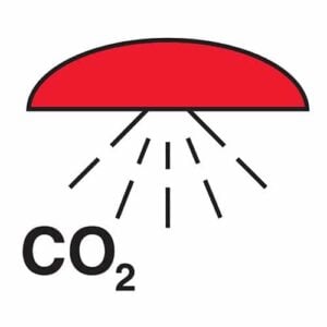 Space protected by CO2