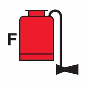 Portable foam applicator IMO Sign