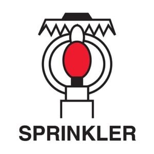 Space protected by sprinkler