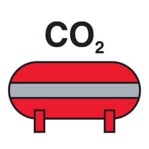 Fixed CO2 fire extinguishing installation