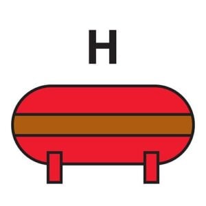 Fixed Halon equivalent fire extinguishing installation