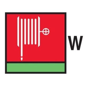 Water fire hose and nozzle