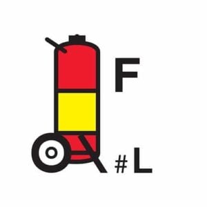 Foam wheeled fire extinguisher