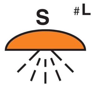 Space protected by sprinkler system