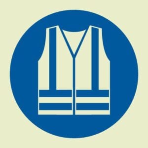 High visibility clothing (Glow in the dark) IMO Sign