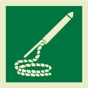 Line throwing appliance IMO Sign
