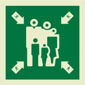 Assembly/muster stationIMO Sign