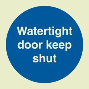 Watertight door keep shut (Glow in the dark)